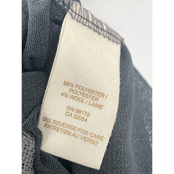 Free People Gray Lace Sleeveless Dress Cowl Neck Sz 4 - Picture 6 of 7